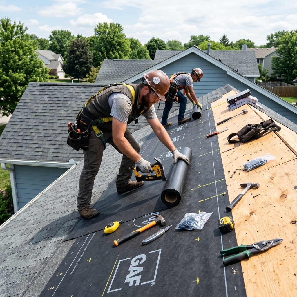 Roofing contractor project