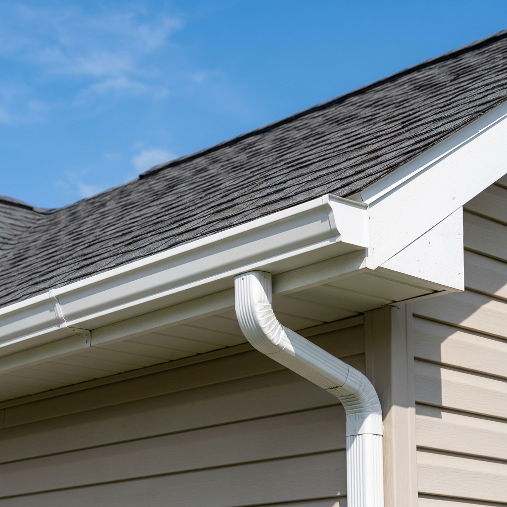 Gutter installation project